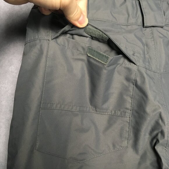 Columbia Mens Ski Pants size Medium Regular Gray Nylon Omnitech Pockets - Picture 13 of 16